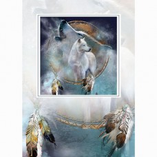 MAGNE-CARD GREETING CARD Spirit Wolf